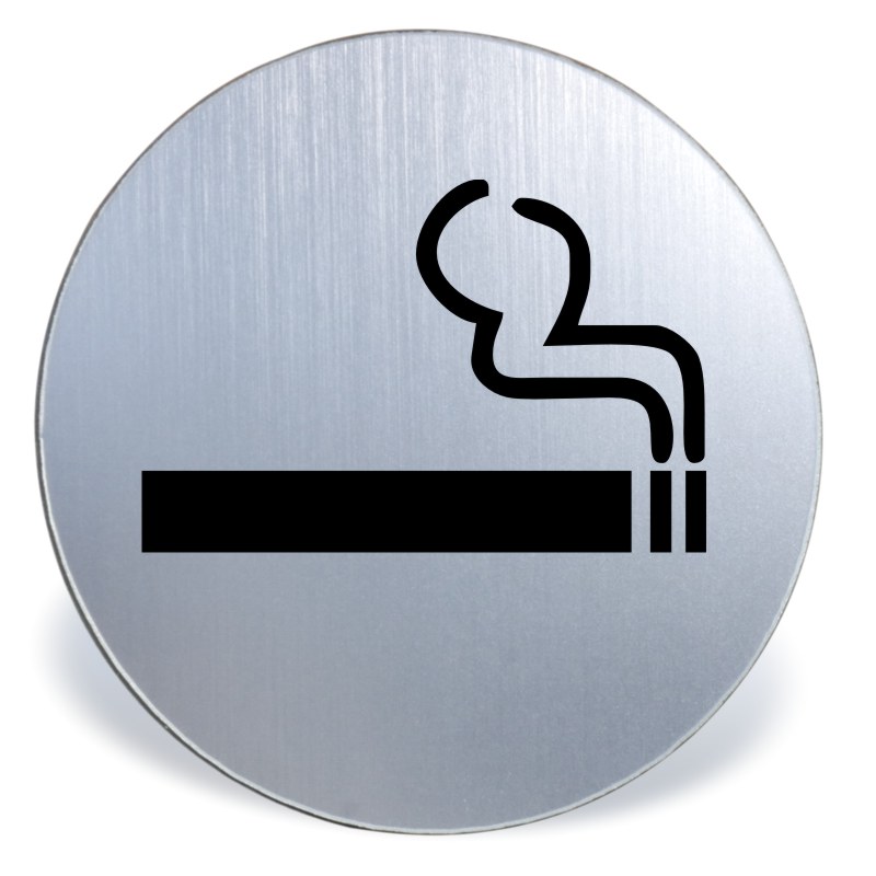 (T219-26) Tabliczka informacyjna - piktogram Tu wolno palić